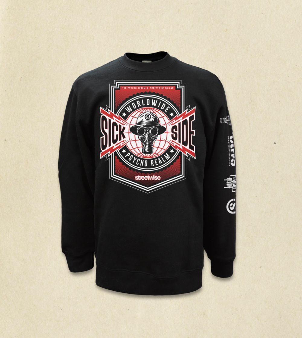 Propaganda (black) crew neck